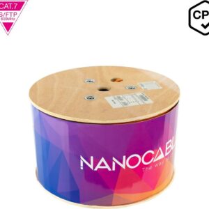 Bobine de Cabo de Rede CAT.7 LSZH S-FTP AWG23 (305 mts) - Nanocable