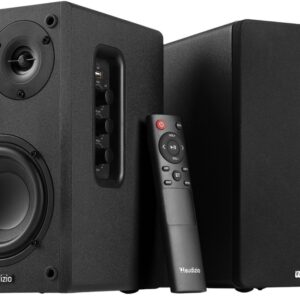 Colunas Amplificadas Estúdio BLUETOOTH 120W Preto (KS01B) - AUDIZIO