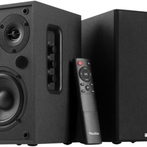 Colunas Amplificadas Estúdio BLUETOOTH 80W Preto (KS02) - AUDIZIO