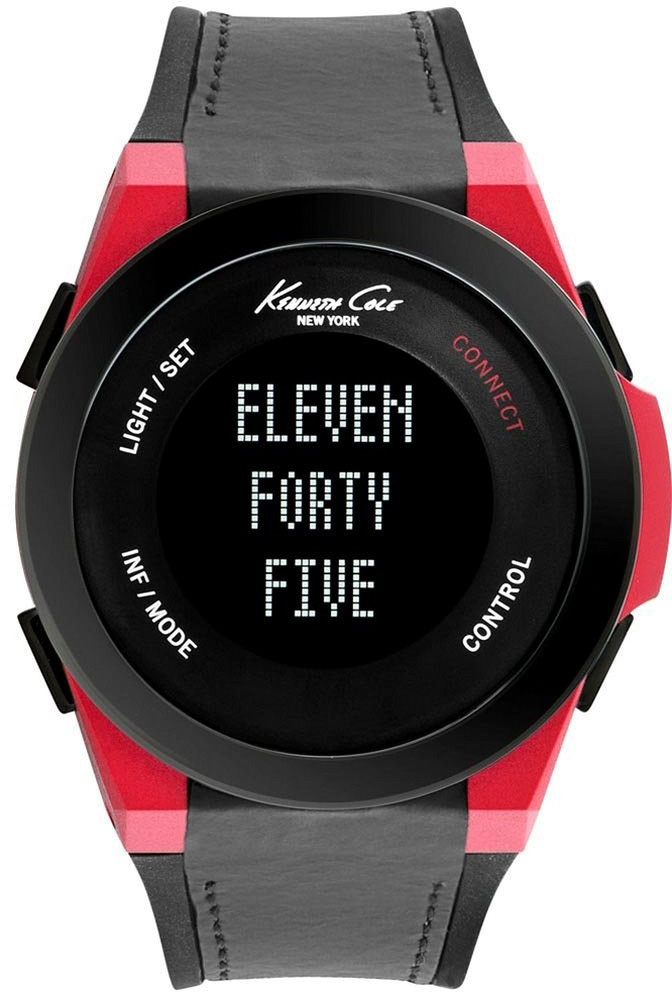 Relógio Digital 10022807 47MM (Vermelho) - KENNETH COLE