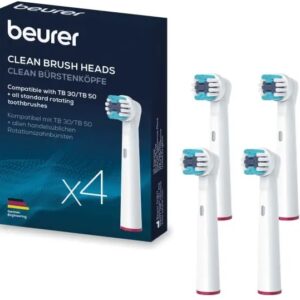 Pack 4x Recargas Normal p/ Escova de Dentes Elétrica TB 30 / TB 50 - BEURER