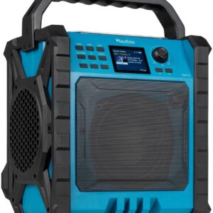 Rádio Temi-XL DAB+/FM a Bateria (Preto/Azul) - AUDIZIO