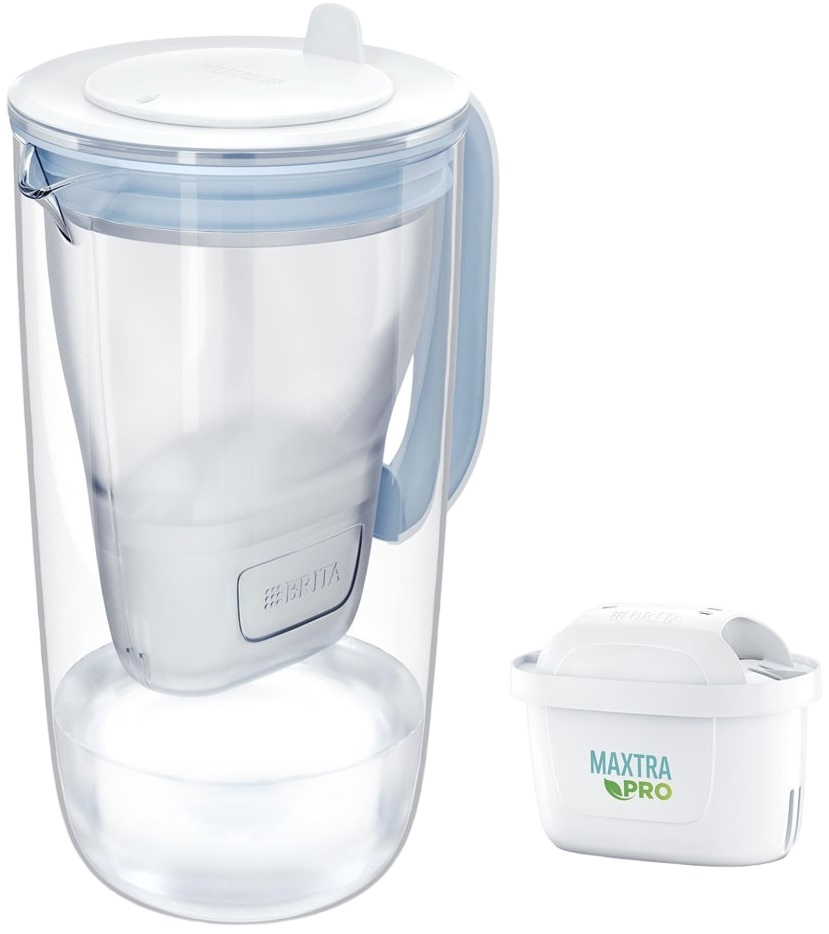 Jarro c/ Filtro Água 2.5L (Branco/Azul) - BRITA