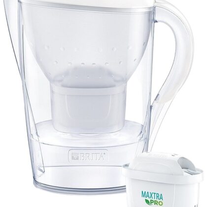 Jarro de Filtro Água Marella 2,4L c/ 1 Filtro Maxtra Pro (Branco) - BRITA