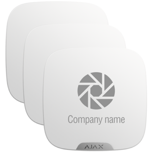 Pack 10x Coberturas Exteriores p/ Sirene AJ-STREETSIRENCUSTOM-W (Branco) – AJAX