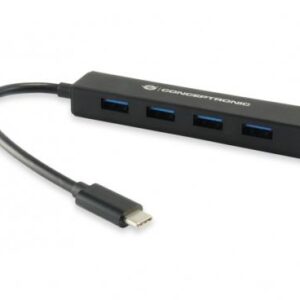 HUB USB3.1 Type-C Macho - 4x USB3.0 Femea - CONCEPTRONIC CTC4USB3