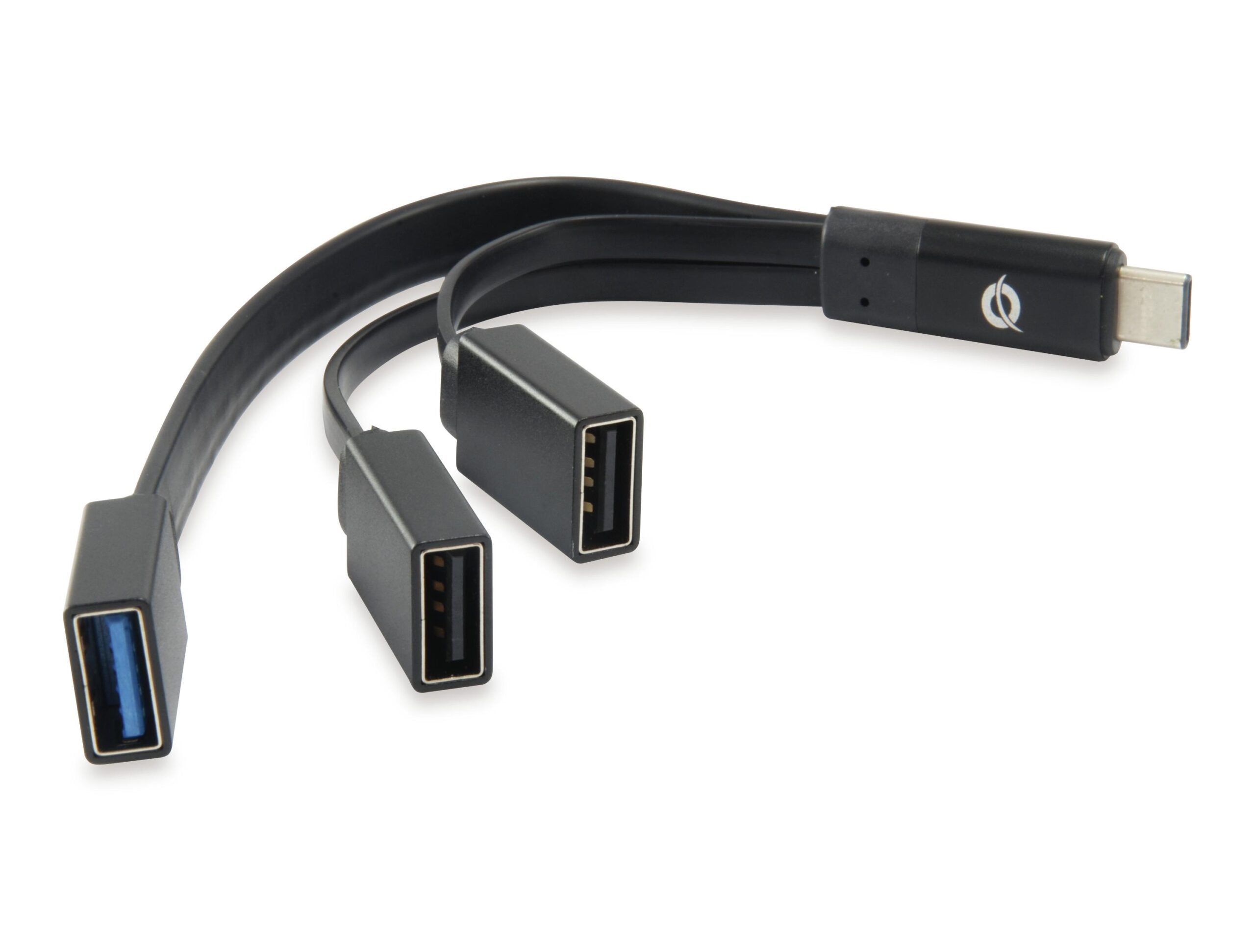 Cabo USB 3.1 Tipo C - 1x USB 3.0 + 2x USB 2.0 - HUBBIES01B - CONCEPTRONIC