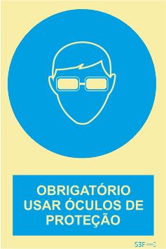 Sinais de Obrigação - Vinil 150x200mm