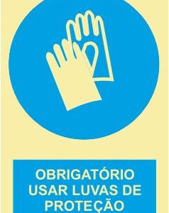 Sinais de Obrigação - Fotoluminescente (150mmx200mm)