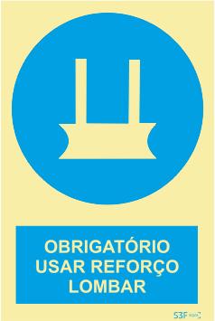 Sinais de Obrigação - Vinil 400x600mm