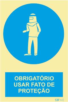 Sinais de Obrigação - Vinil 200x300mm