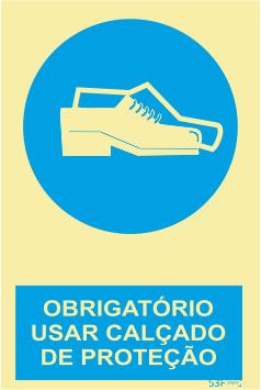 Sinais de Obrigação - Fotoluminescente 1F. 300x400mm