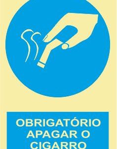 Sinais de Obrigação - Vinil 200x300mm