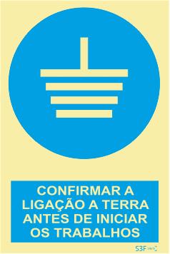 Sinais de Obrigação - Vinil 150x200mm
