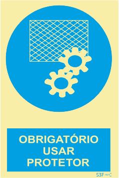 Sinais de Obrigação - Fotoluminescente 1F. 200x300mm