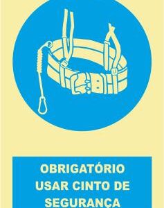 Sinais de Obrigação - Vinil 150x200mm