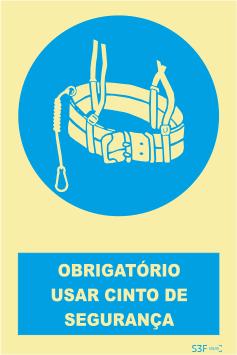 Sinais de Obrigação - Vinil 150x200mm