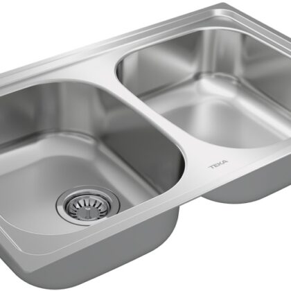 Lava Loiça Duplo Universe 80 T-XP 2C (Inox) - TEKA