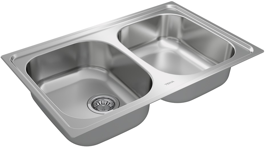 Lava Loiça Duplo Universe 80 T-XP 2C (Inox) - TEKA