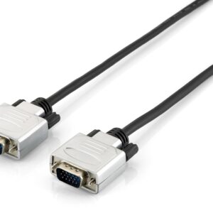 Cabo EQUIP VGA 3+7 M/M 5,0m HD15, preto – 118862