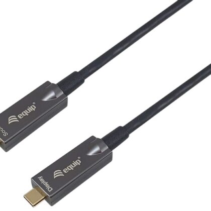 Cabo USB-C Macho - USB-C Macho AOC 4K 3A 60W (10 metros) - EQUIP