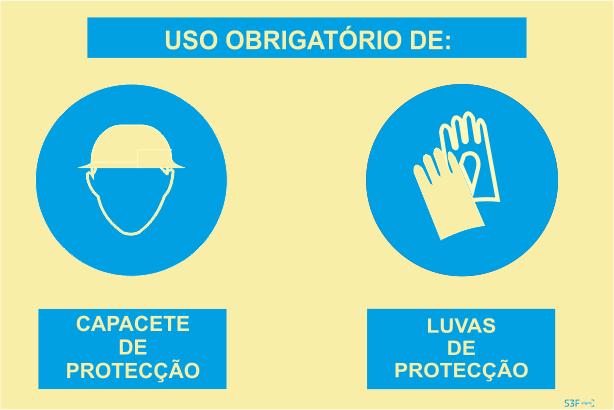 Sinal Composto - PVC Opaco 400x300mm