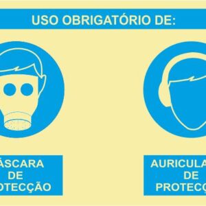 Sinal Composto - PVC Opaco 400x300mm