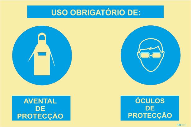 Sinal Composto - PVC Opaco 400x300mm