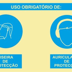 Sinal Composto - PVC Opaco 400x300mm