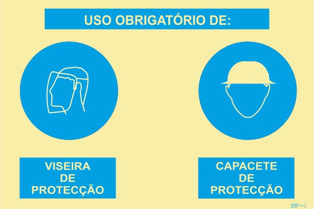Sinal Composto - PVC Opaco 400x300mm