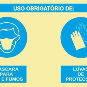 Sinal Composto - PVC Opaco 400x300mm