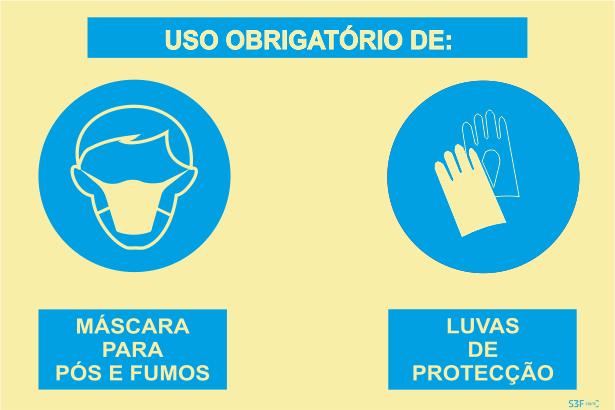 Sinal Composto - PVC Opaco 400x300mm