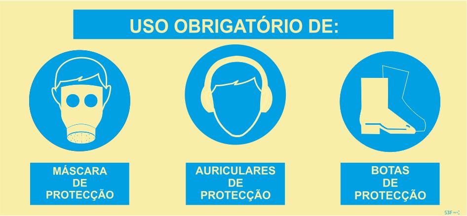 Sinal Composto - PVC Opaco 600x300mm
