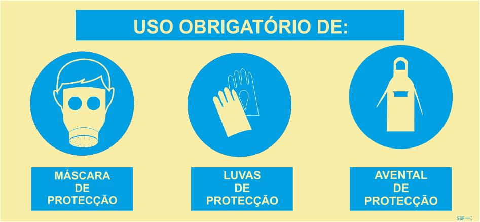 Sinal Composto - PVC Opaco 600x300mm