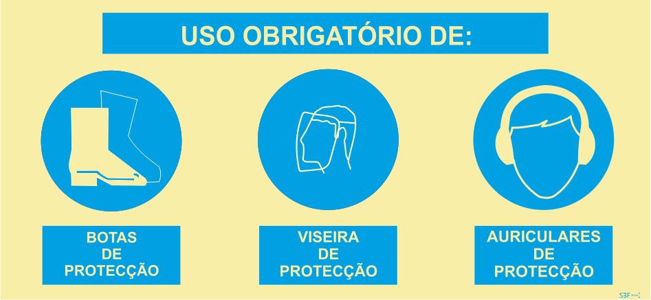 Sinal Composto - PVC Opaco 900X400mm