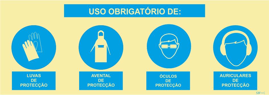 Sinal Composto - PVC Opaco 800x300mm