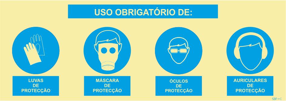 Sinal Composto - PVC Opaco 800x300mm