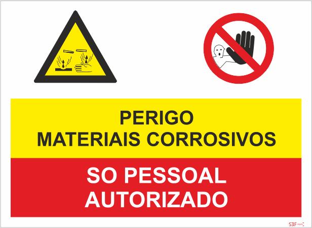 Sinal Composto - Fotoluminescente 1F. 400x300mm