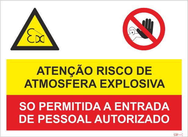 Sinal Composto - PVC Opaco 400x300mm