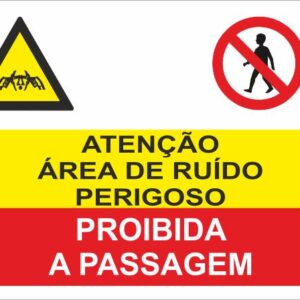 Sinal Composto – Fotoluminescente 2F. (Aplicação por Suspensão) 400x300mm