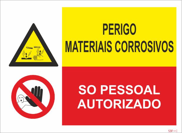 Sinal Composto - Fotoluminescente 1F. 400x300mm