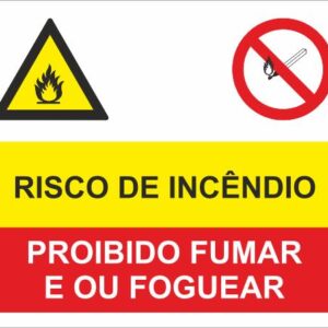 Sinal Composto - Fotoluminescente 2F. (45º com a Parede) 400x300mm
