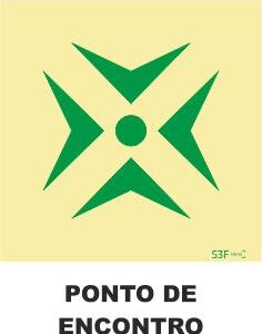 Sinais da Marinha - PVC Opaco 300x300mm