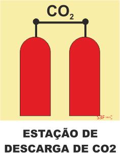 Sinais da Marinha - Fotoluminescente 2F. (Aplicação por Suspensão) 200x200mm