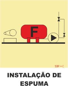 Sinais da Marinha – Fotoluminescente 2F. (Aplicação por Suspensão) 400x400mm