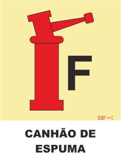 Sinais da Marinha - Fotoluminescente 2F. (Aplicação por Suspensão) 400x400mm