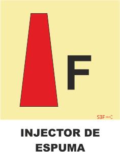 Sinais da Marinha - Fotoluminescente 2F. (Aplicação por Suspensão) 200x200mm