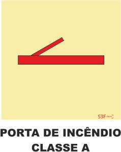 Sinais da Marinha - Fotoluminescente 1F. 300x300mm