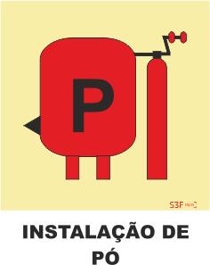 Sinais da Marinha – Fotoluminescente 2F. (Aplicação por Suspensão) 400x400mm