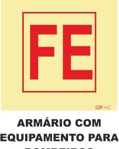 Sinais da Marinha - Fotoluminescente 2F. (Aplicação por Suspensão) 150x150mm